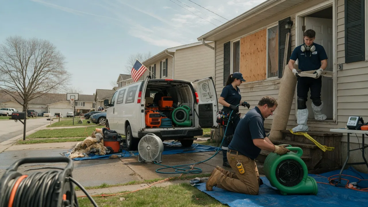 Water Damage Restoration in De Soto, KS near me